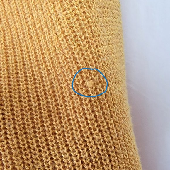 Mustard Open Front Cardigan - Picture 5 of 6